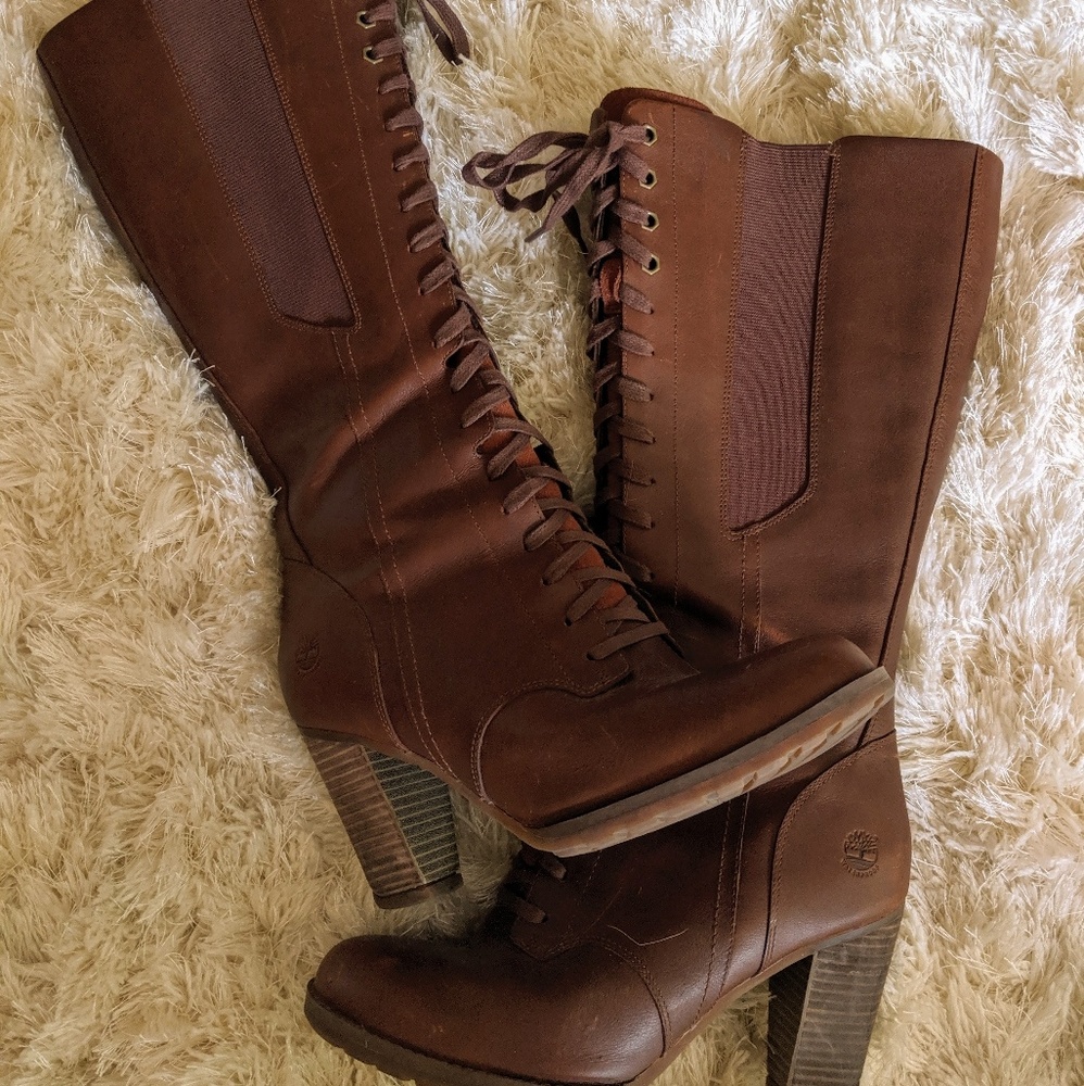 Timberland Stratham Heights Block Heel Boots